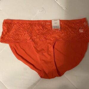 NWT Auden Size M(8 - 10) Women's Hipster Panty Coral Red